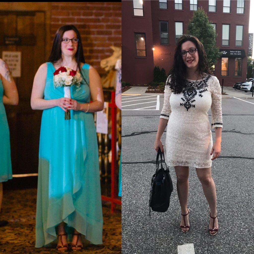before and after weight loss