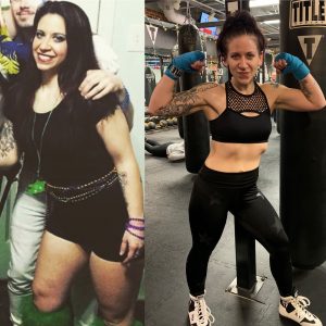 before and after workout